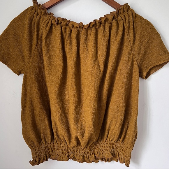 Madewell Top Mini Ruffle Tie Womens Size XS - Picture 5 of 6